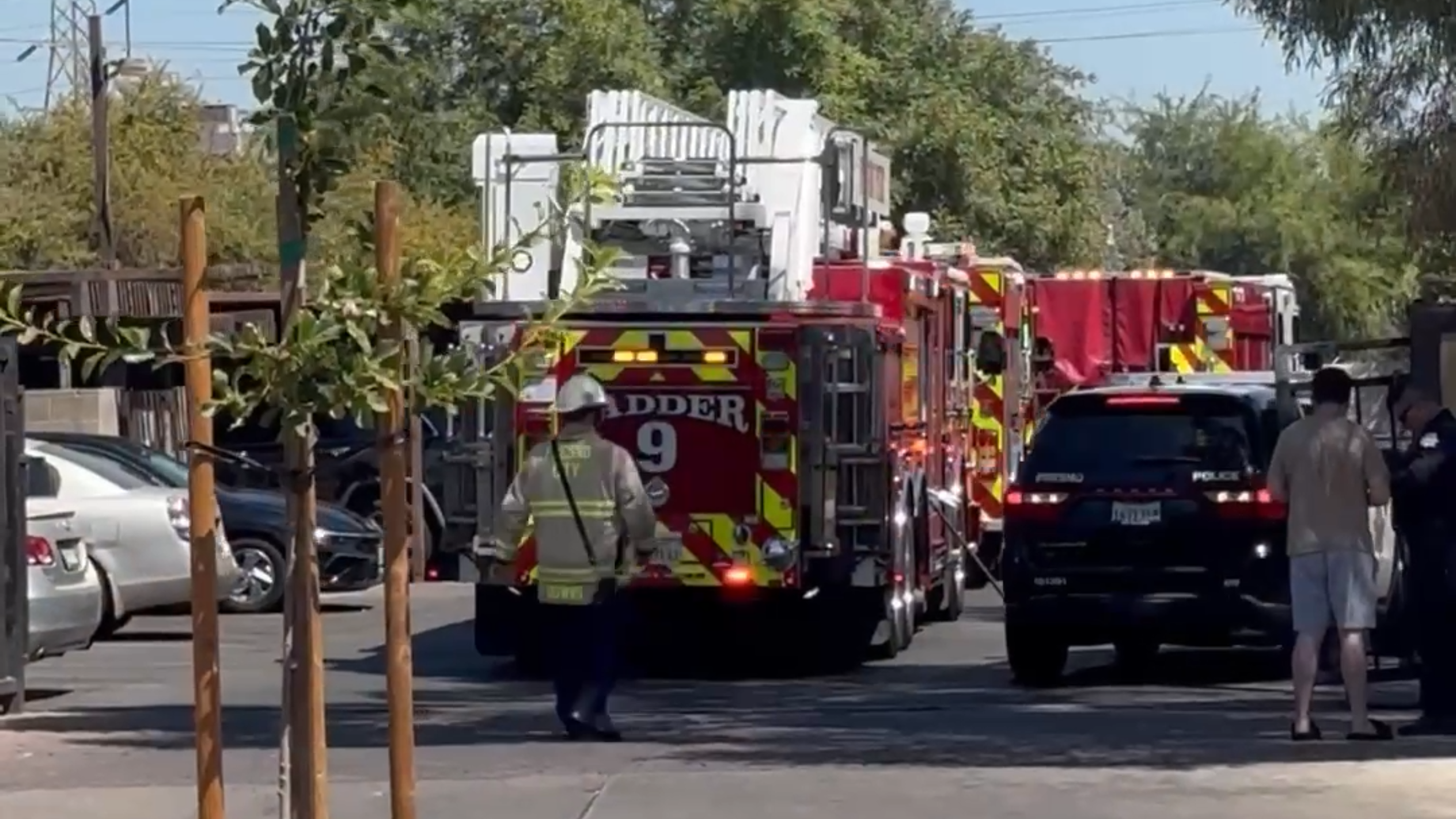 Apartment fire near Ashlan and West kills one pet, displaces several residents
