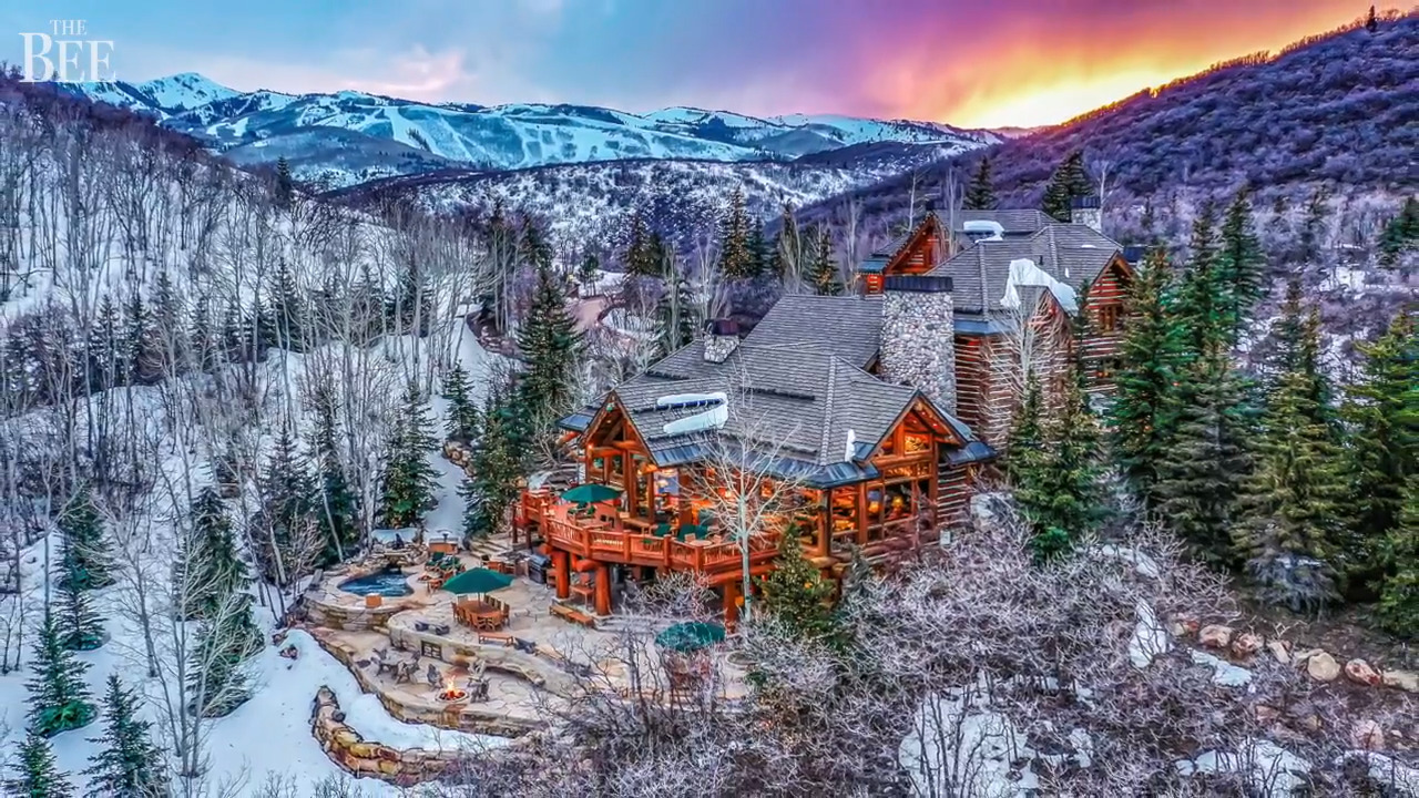 Mountain views, heated decks, 20-seat hot tub: Ski mansion Mitt Romney owned is for sale