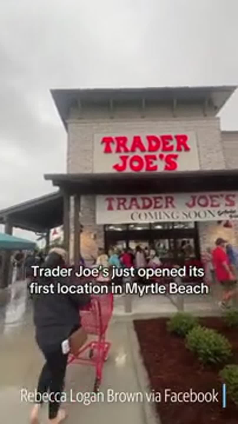 Myrtle Beach resident share first trip to new Trader Joe's
