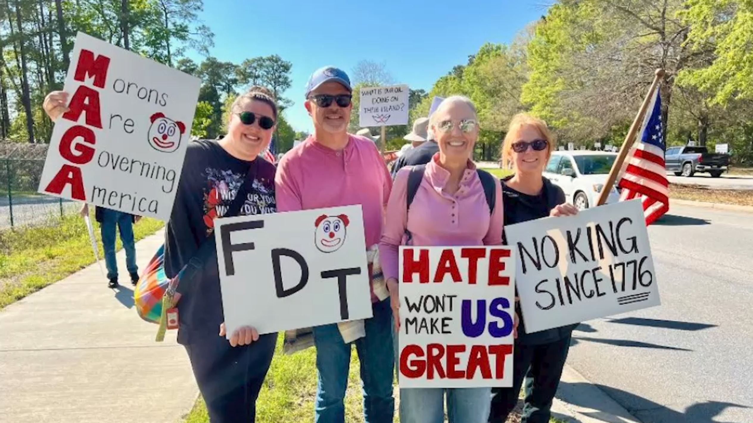 Facebook posts show "No Kings" rallies in Bluffton and Hilton Head Island