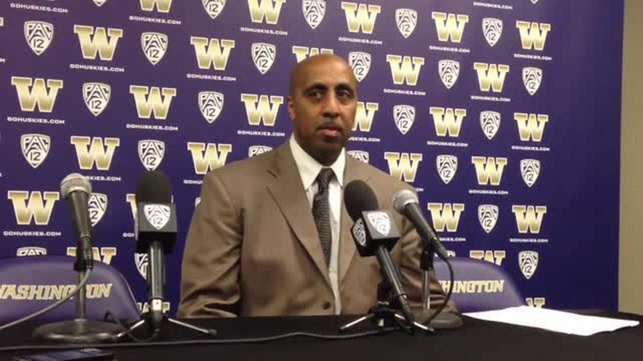 VIDEO: Lorenzo Romar discusses Huskies' 87-85 comeback win over USC