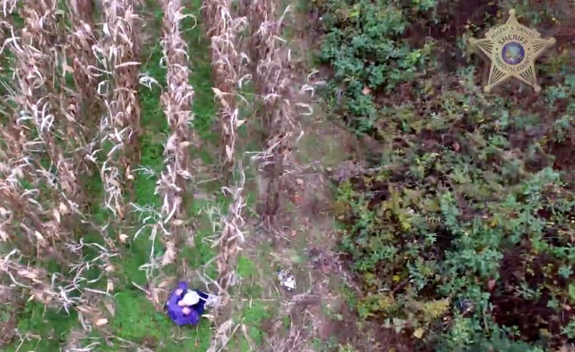 Watch deputies use drone to locate missing elderly person in rough ...