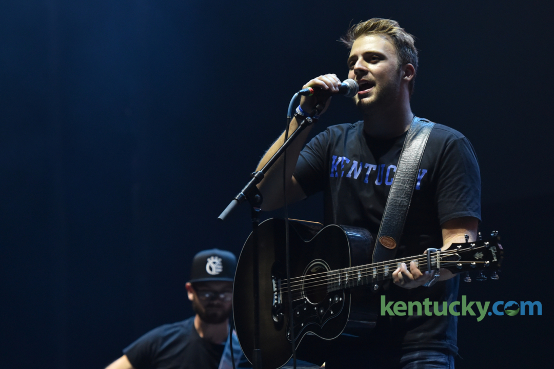 Walker Montgomery warms up the Red, White & Boom crowd