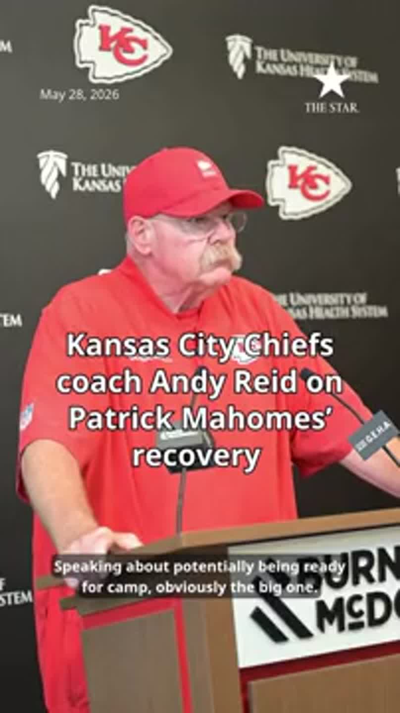 Kansas City Chiefs coach Andy Reid on Patrick Mahomes’ recovery