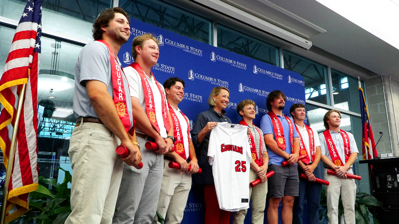 Video: Watch as CSU baseball players ‘walk off’ early with degrees
