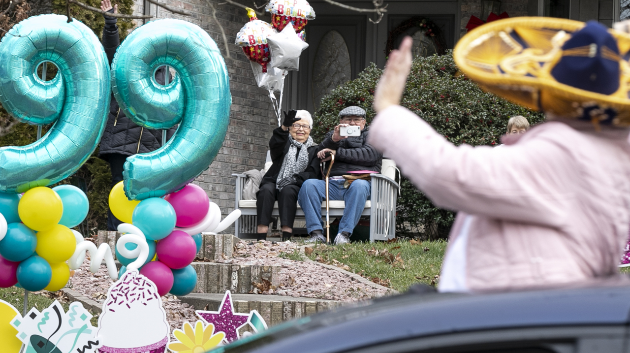 Celebrating 99th New Year’s Eve birthday COVID style in Illinois