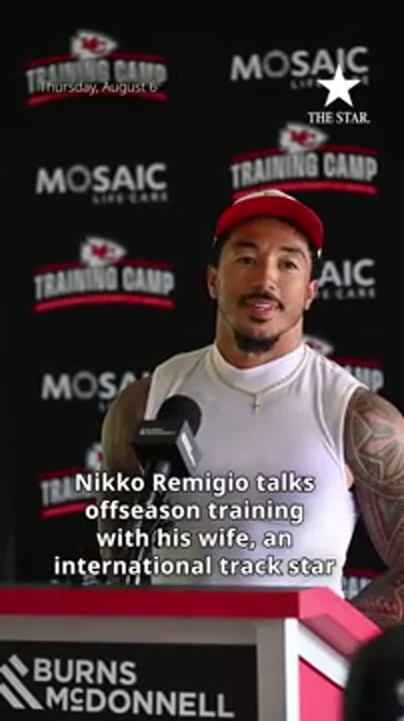 Nikko Remigio's training with track star wife is making him stronger