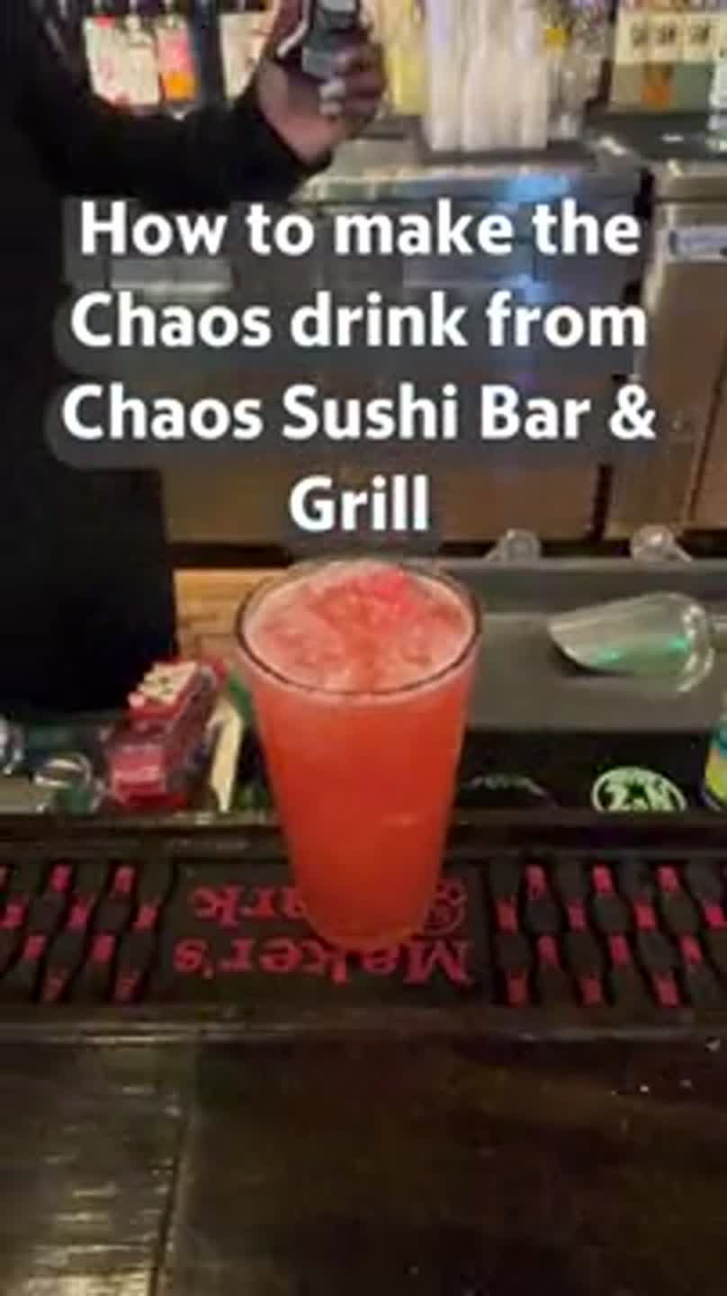 How to Make Chaos Sushi's Namesake Cocktail