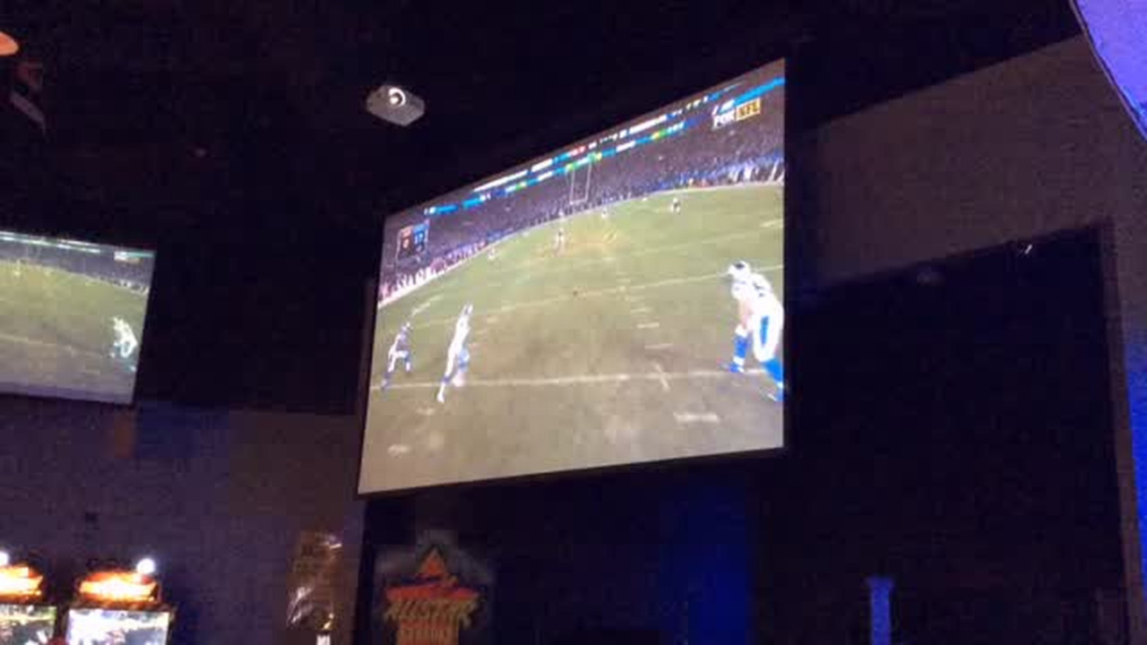 Fans gathered to watch Carolina Panthers take on Arizona Cardinals