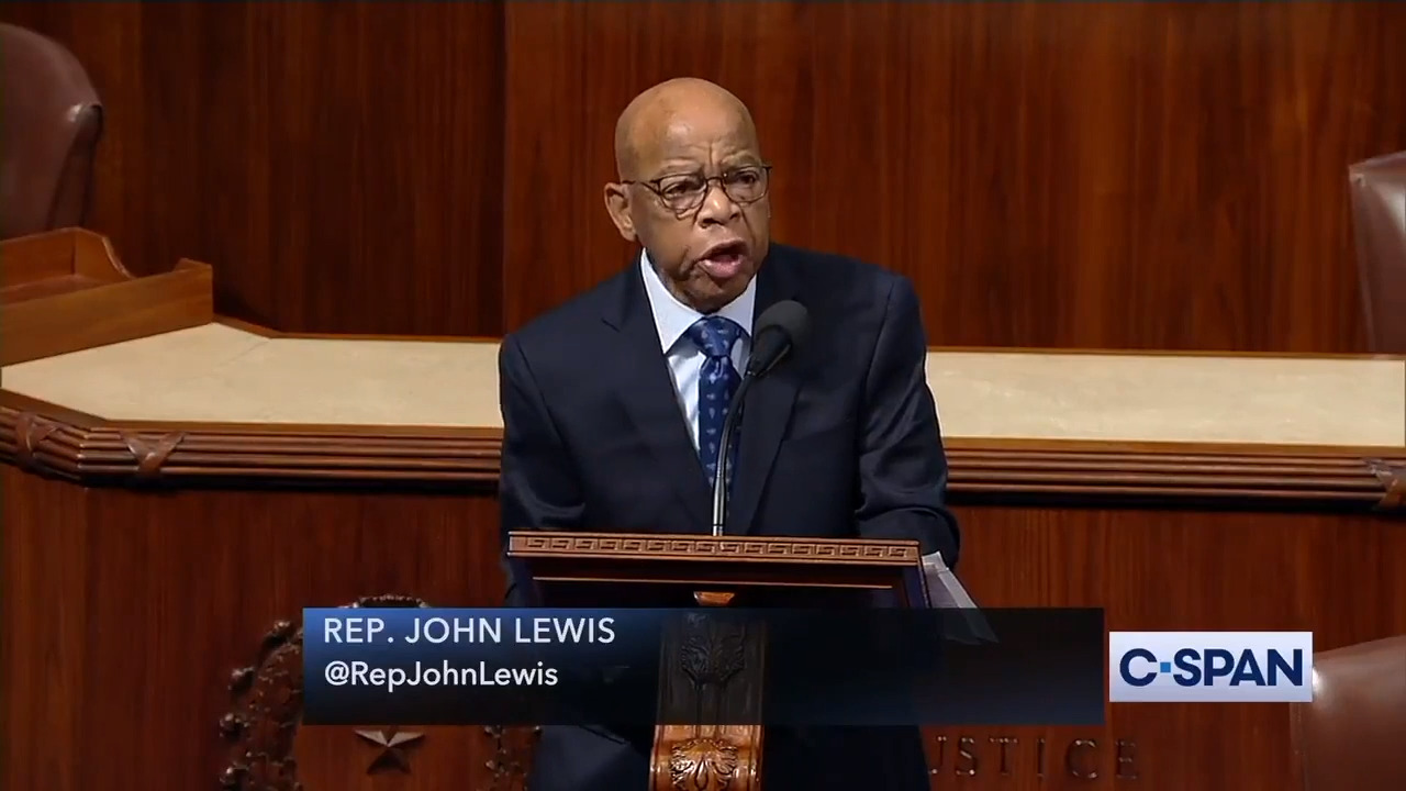 Rep. John Lewis calls for impeachment proceedings to begin