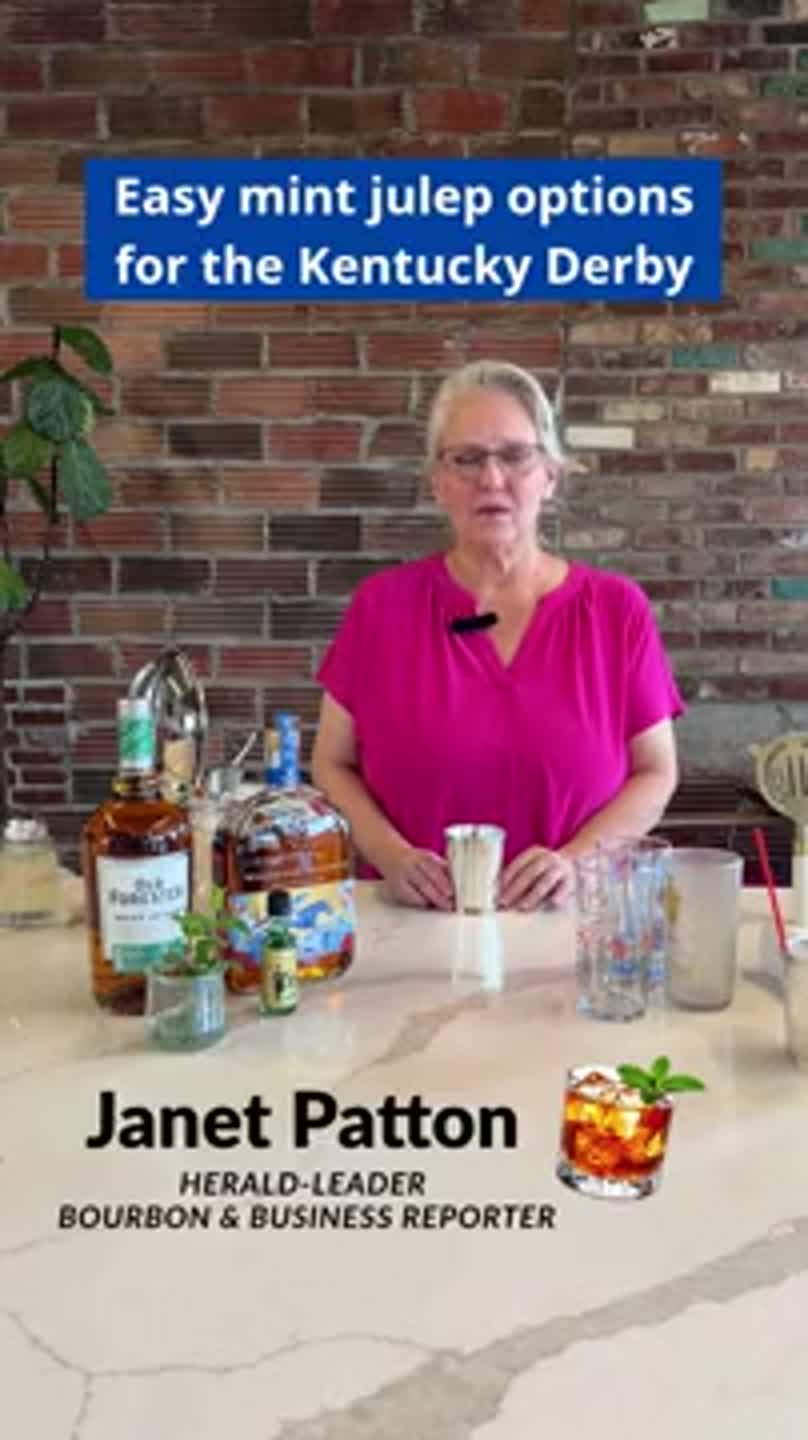 Easy mint julep drink mixes for Derby celebrations