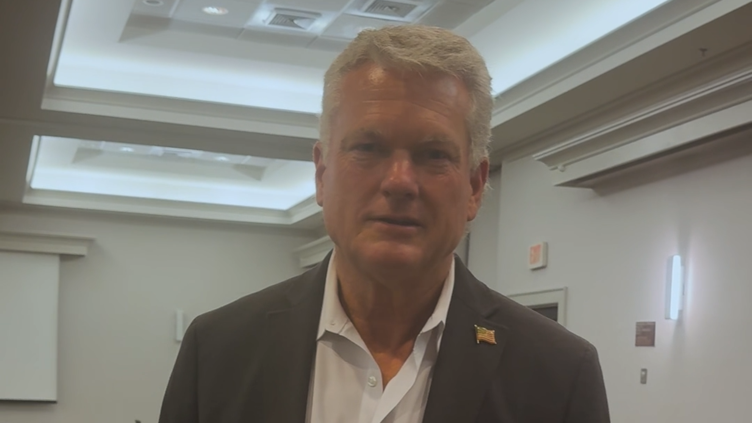 Mike Collins speaks on Georgia property tax, describes traveling "incredible" state for Senate campaign