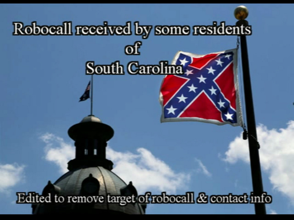 Pro-Confederate flag robocalls making rounds ahead of Monday’s SC legislative debate