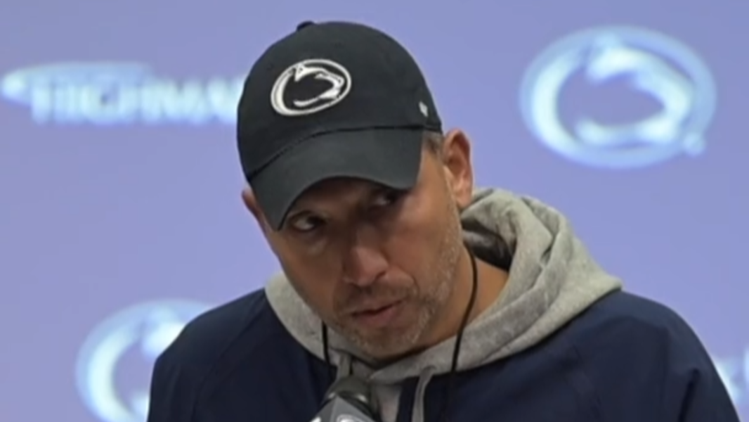 Penn State coach Campbell talks about the tight ends
