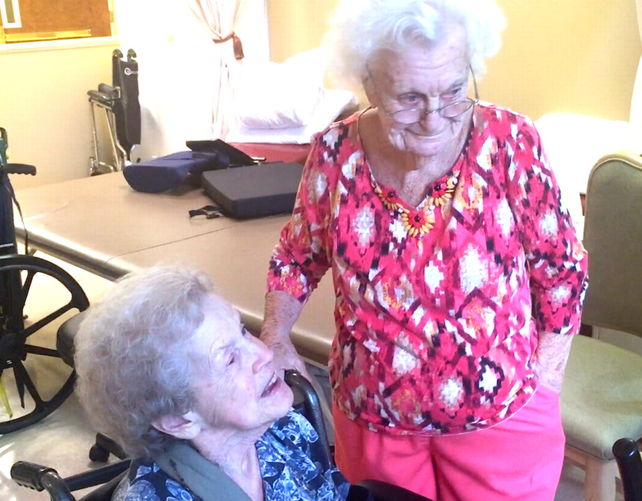 ‘Thank you for bringing my friend’: Elderly woman gets special visitor