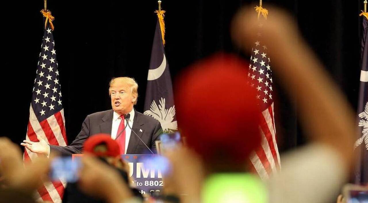 VIDEO: Protester disrupts Donald Trump rally in Myrtle Beach