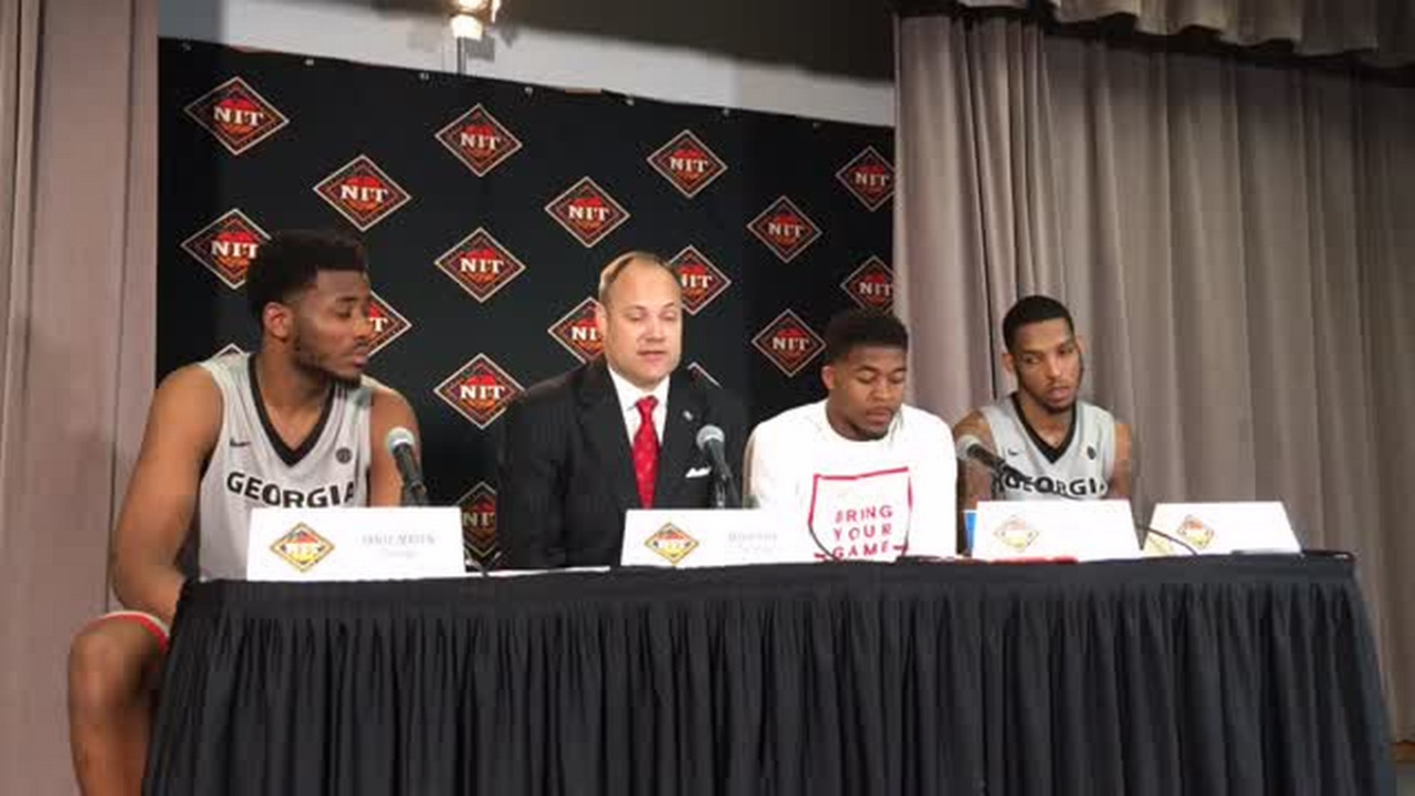 Georgia reacts following win over Belmont
