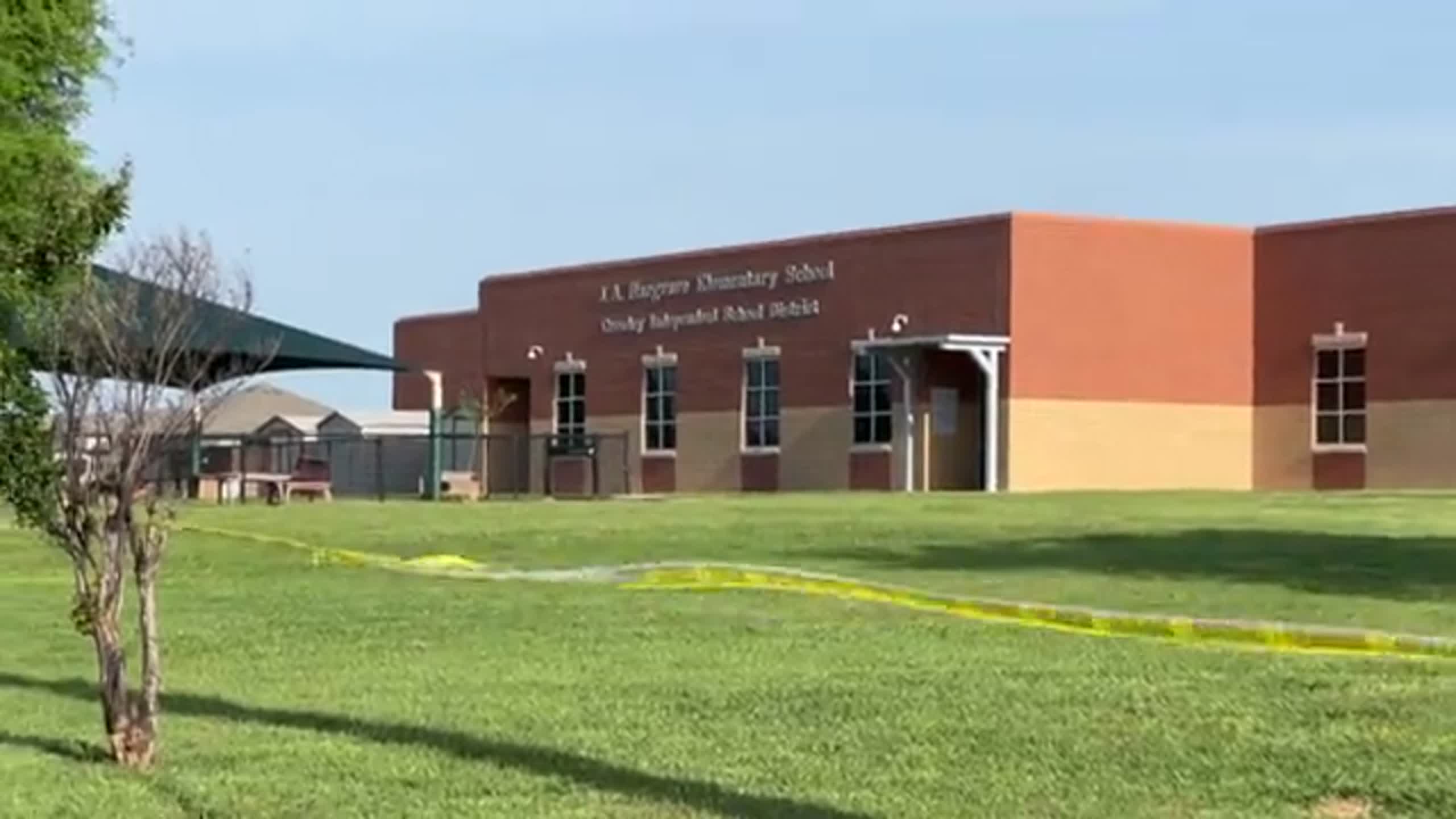 Police investigate outside J.A. Hargrave Elementary School Fort Worth