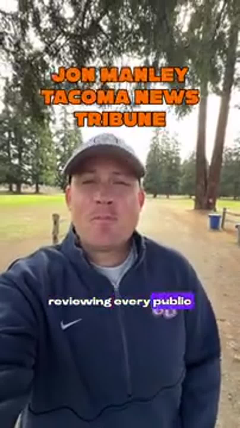 TNT sports reporter Jon Manley reviews Lake Spanaway Golf Course