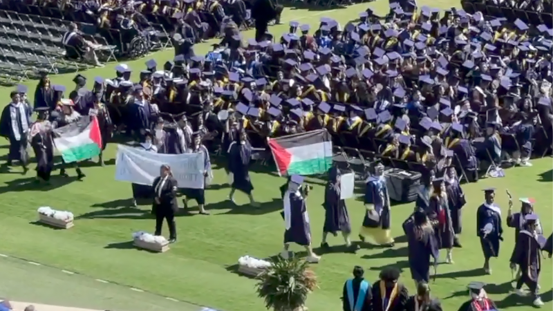 At Duke graduation, dozens protest commencement speaker Jerry Seinfeld