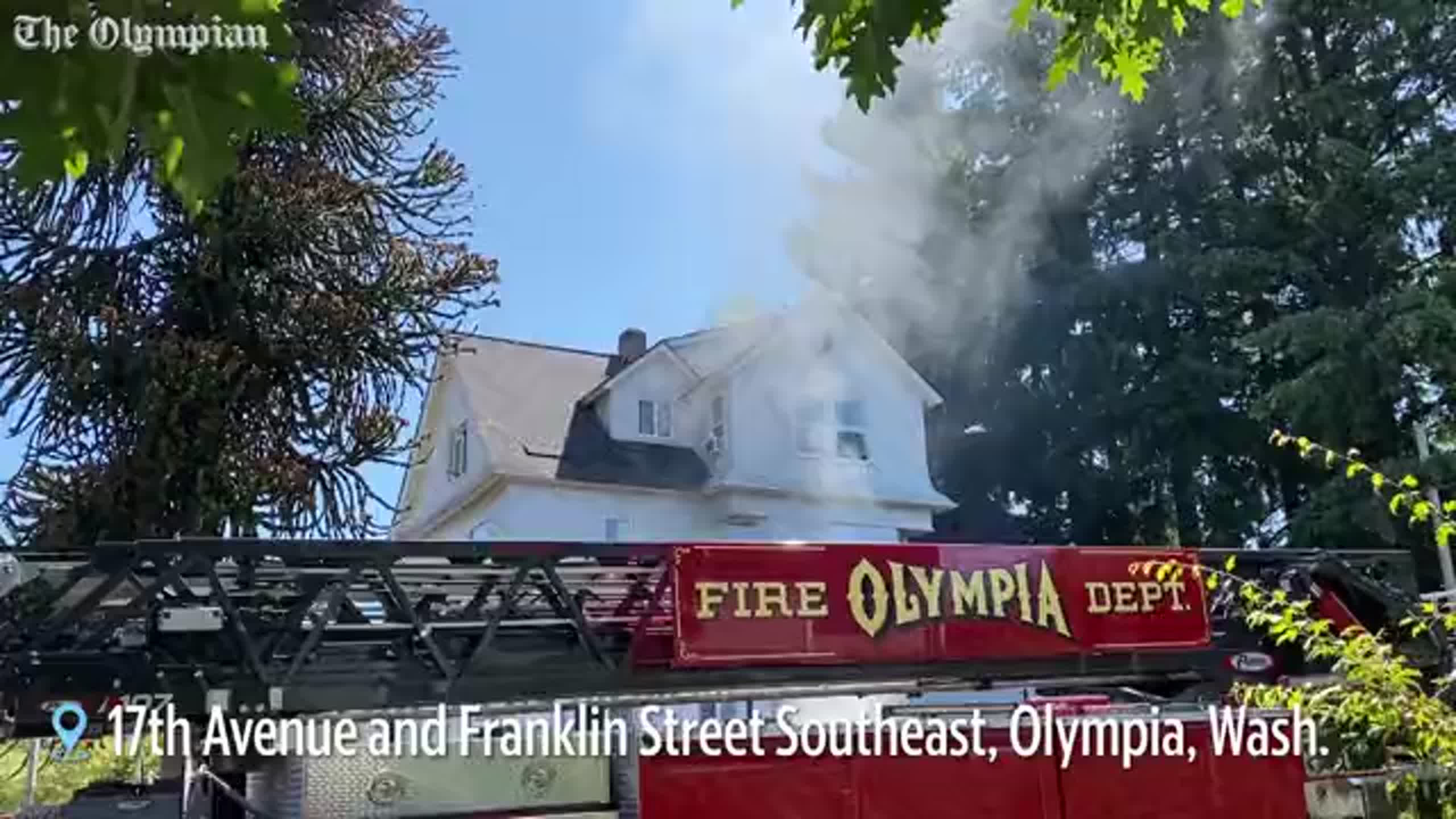 Olympia firefighters respond to fire in South Capitol apartment building
