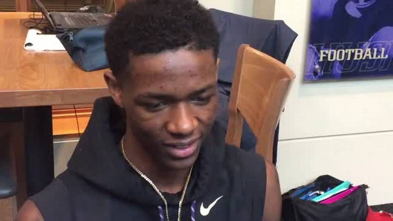 Touted UW true freshman Nahziah Carter on meeting coach Mike Hopkins during visit.
