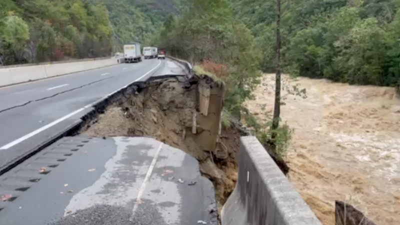 The race to save vehicles on I-40 after Helene floods in Western North Carolina