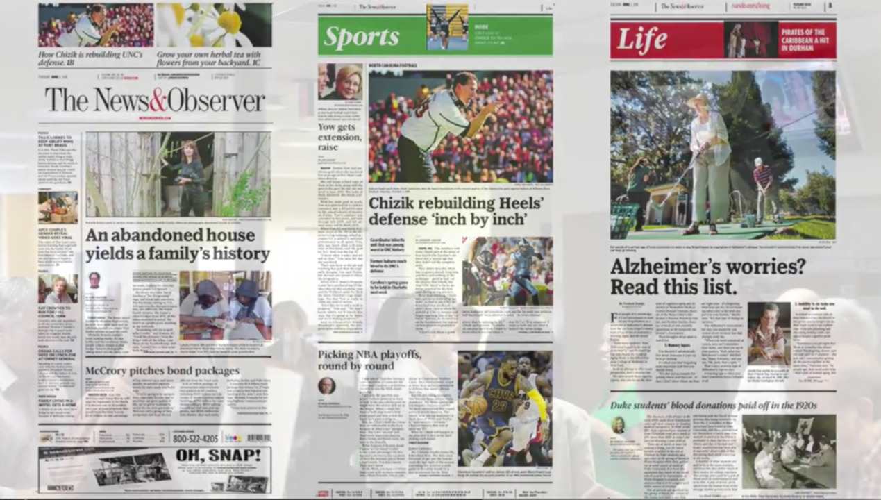 Changes in N&O digital and print editions start Wednesday