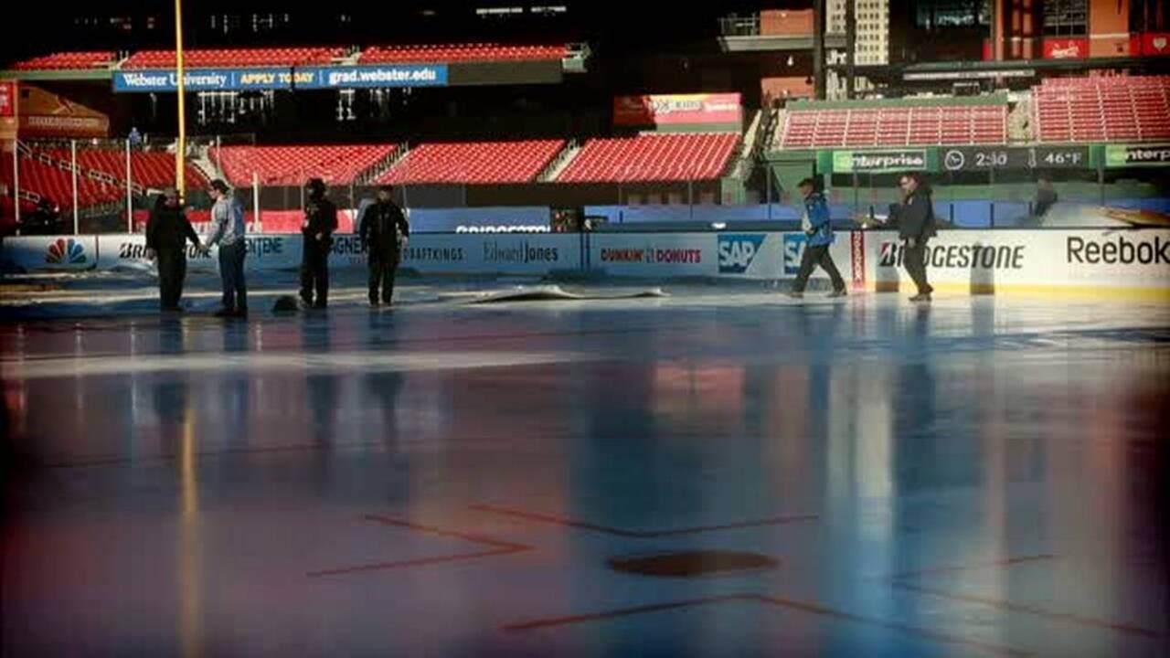 Blues players talk about upcoming Winter Classic