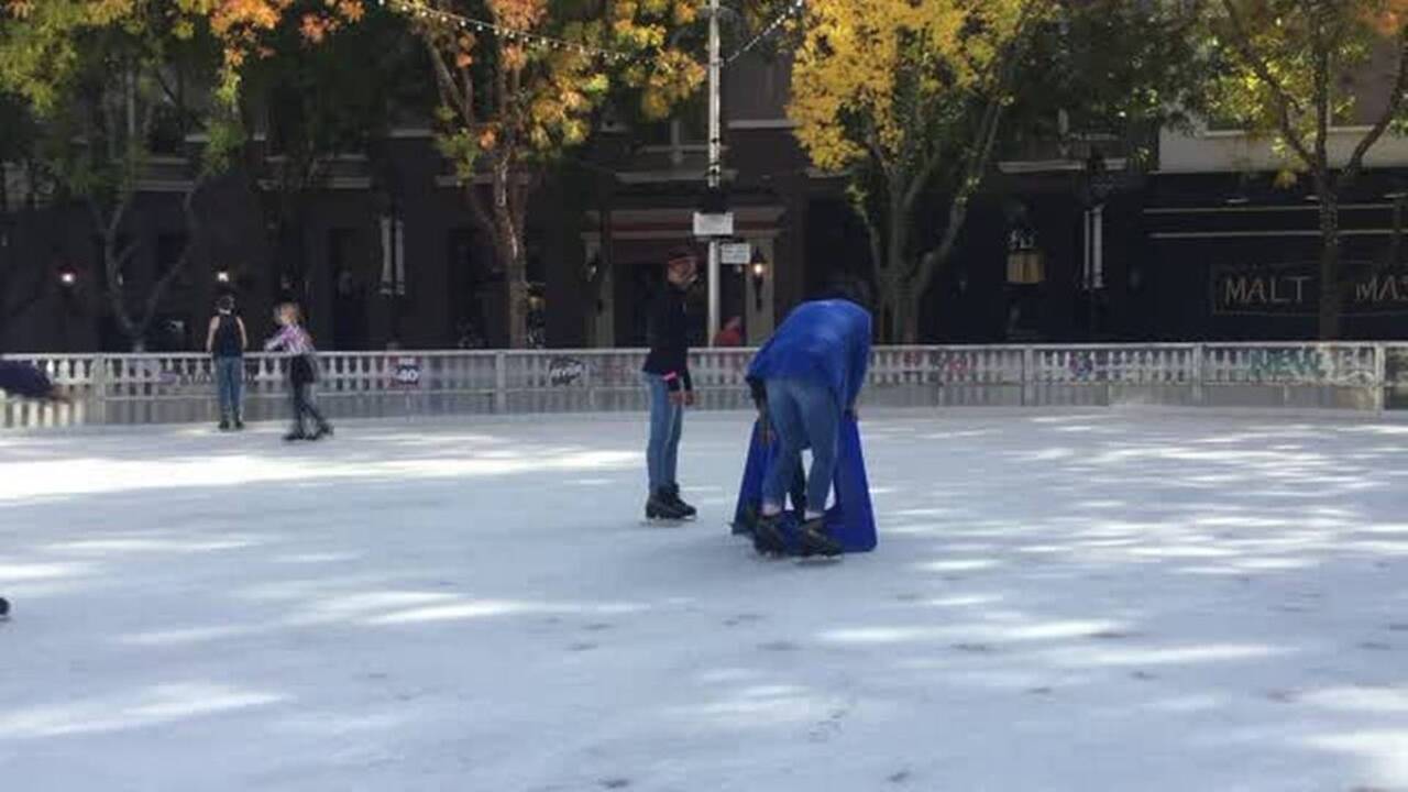 See the Sunday fun at Sacramento’s Downtown Ice Rink
