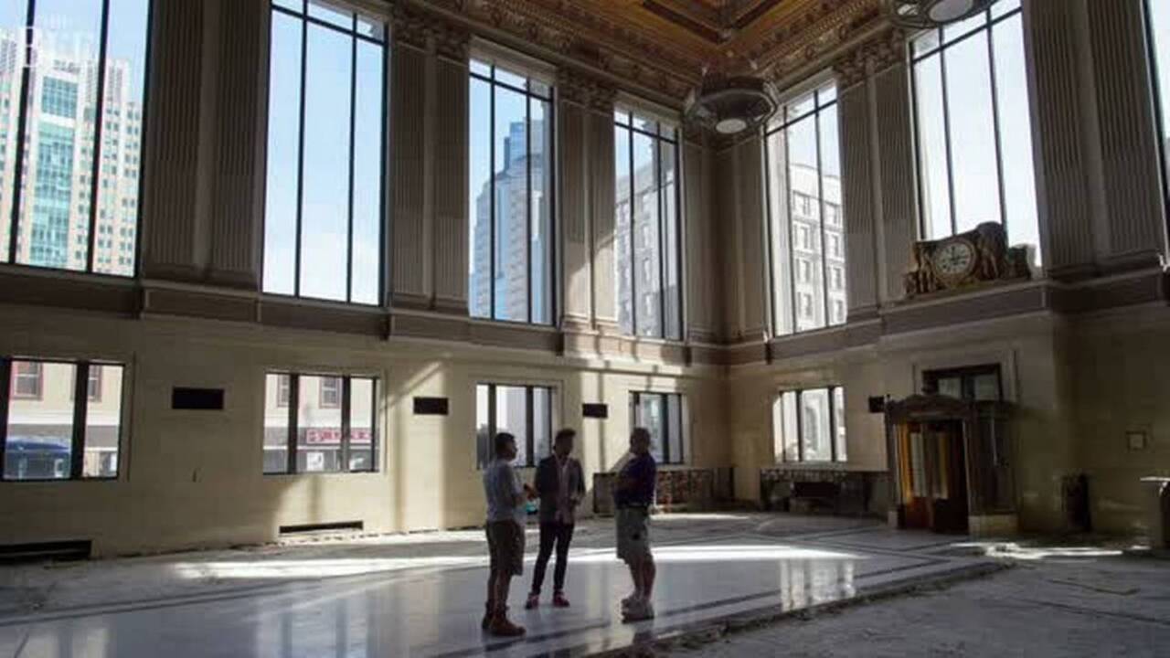 Historic downtown bank building being converted to food, beer showplace
