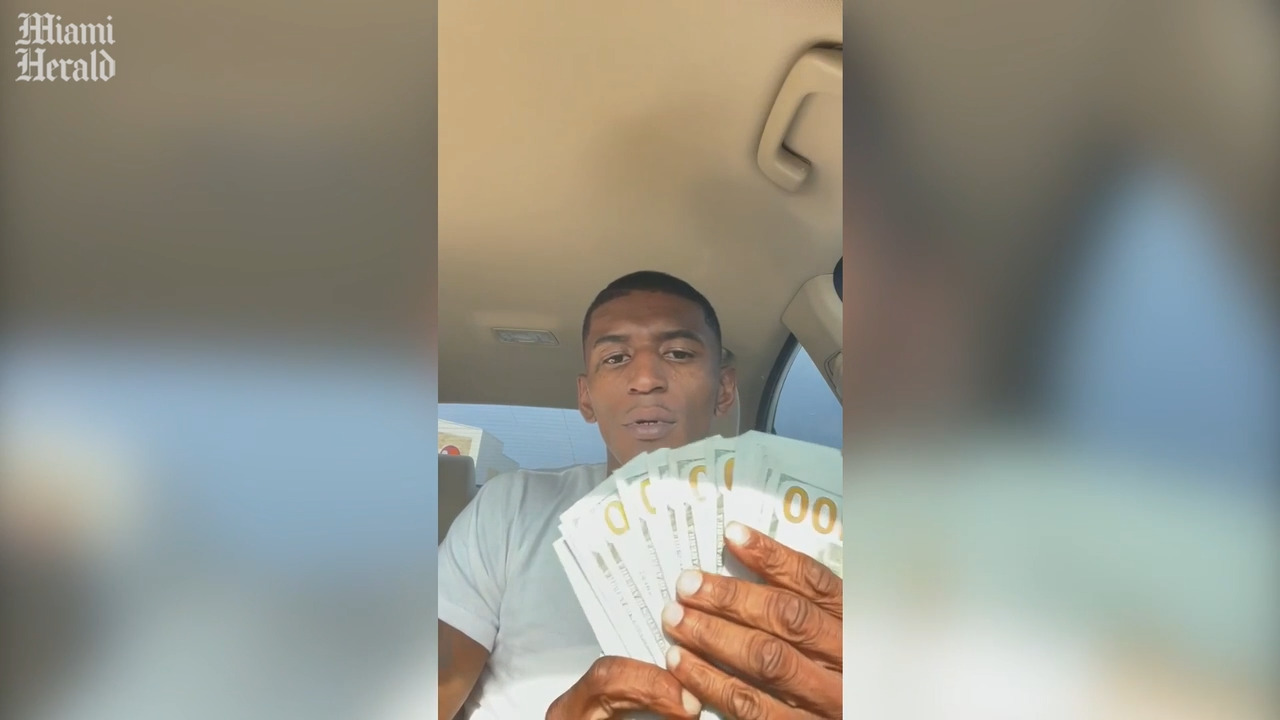 Video shows accused Miami hitman counting PPP cash for murder of TSA officer