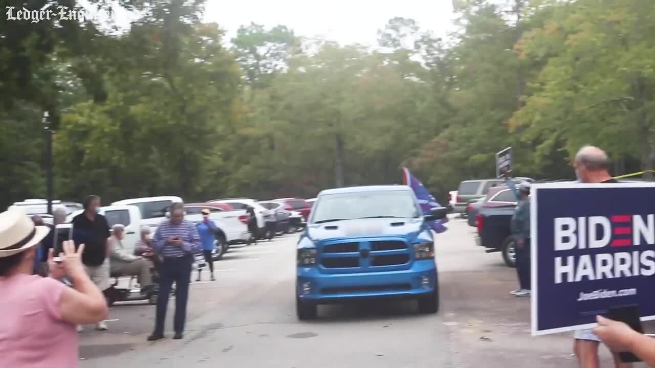 Presidential nominee Joe Biden’s stop in Warm Springs, GA draws Democrats and Republicans