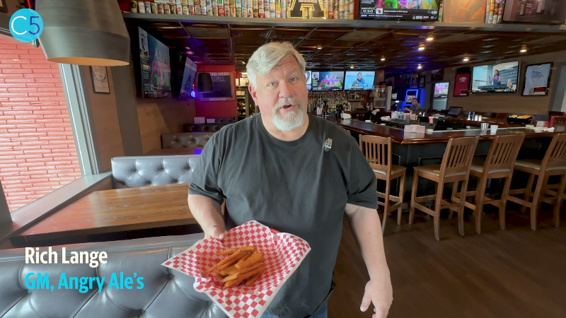 Video: CharlotteFive Readers’ Choice Best Fries winner, Angry Ale’s