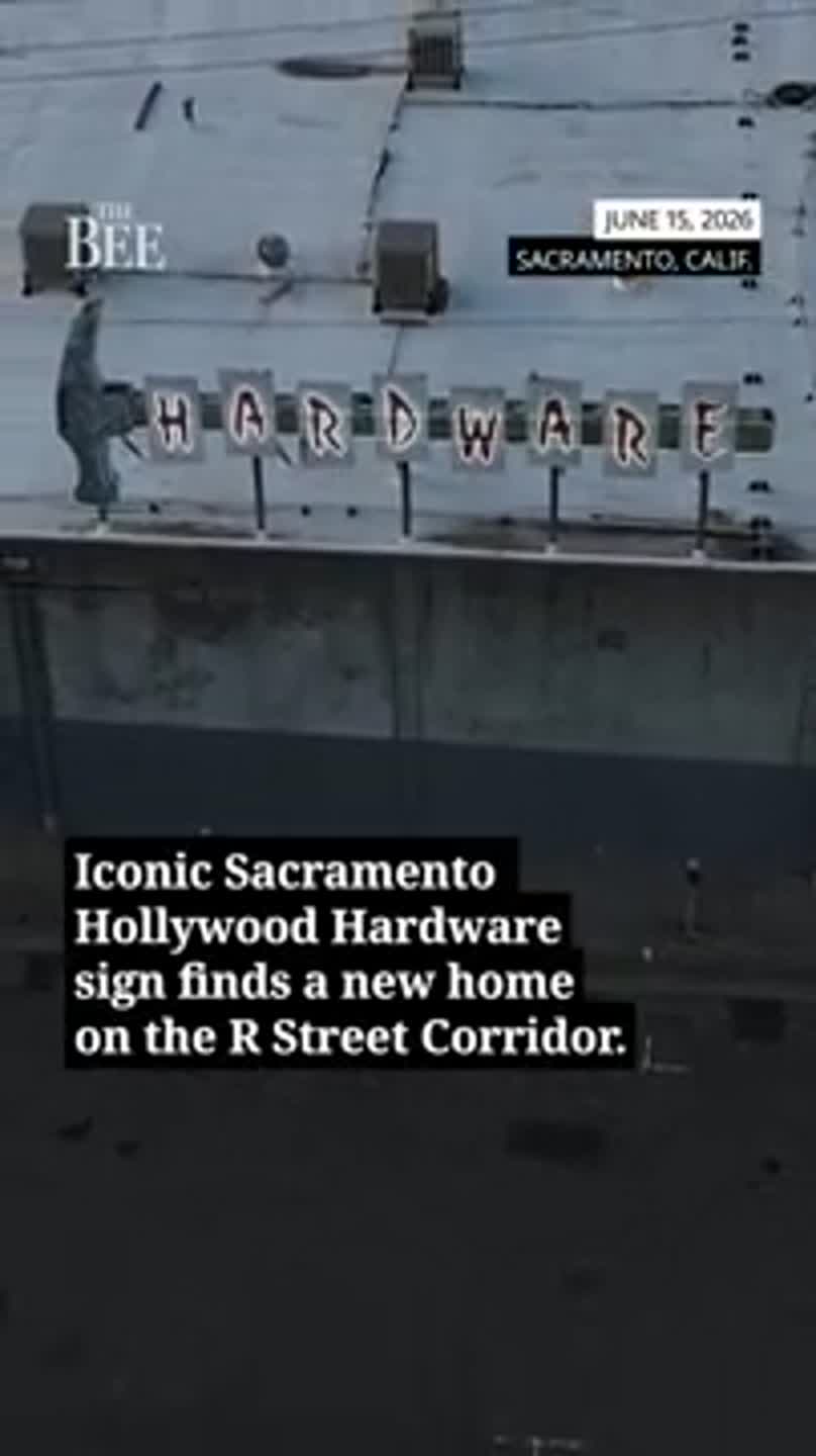 Hear how the iconic Hollywood Hardware sign found a new home on R Street