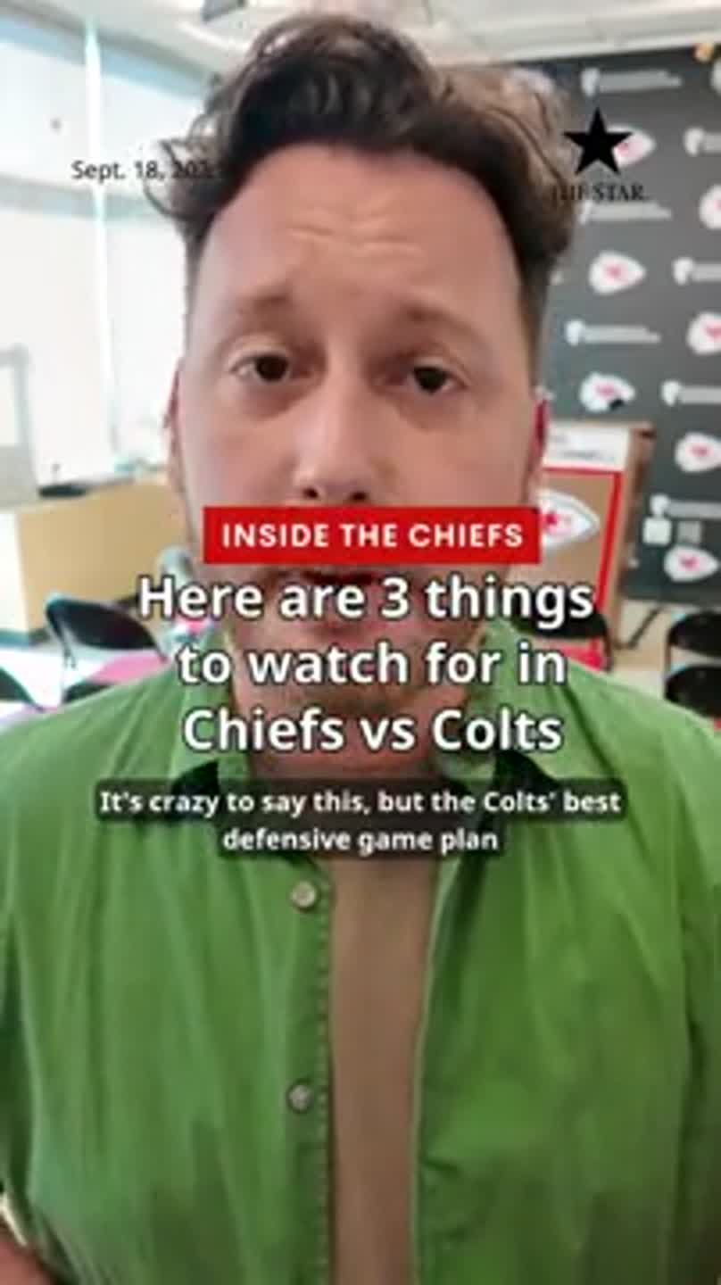 Here are 3 things  to watch for in Chiefs vs Colts