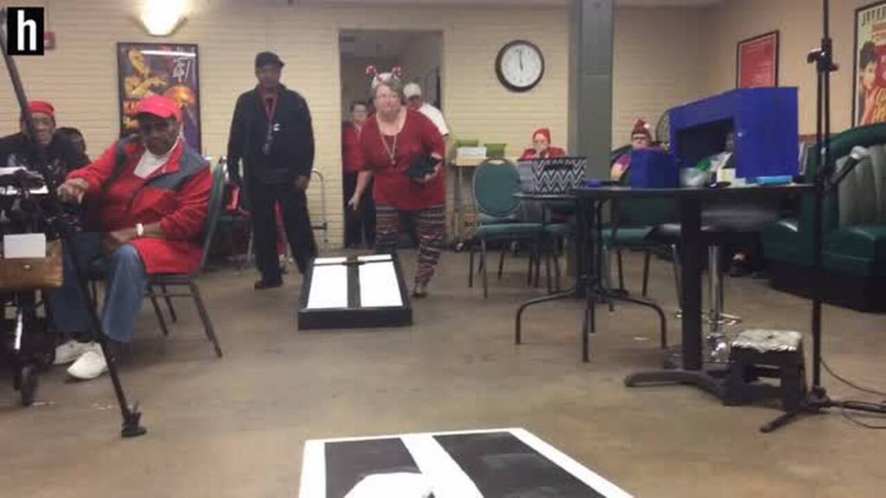 York technology students build, donate cornhole boards to senior centers
