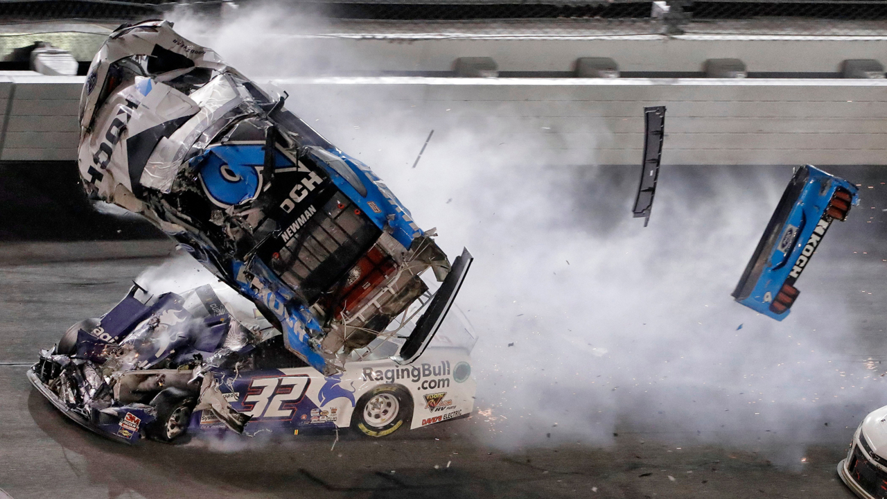 Newman injured in scary crash in final lap of Daytona 500