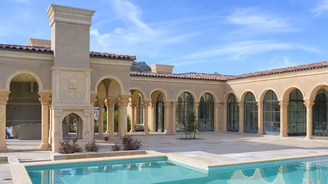 Tour this Arizona mansion that includes three pools