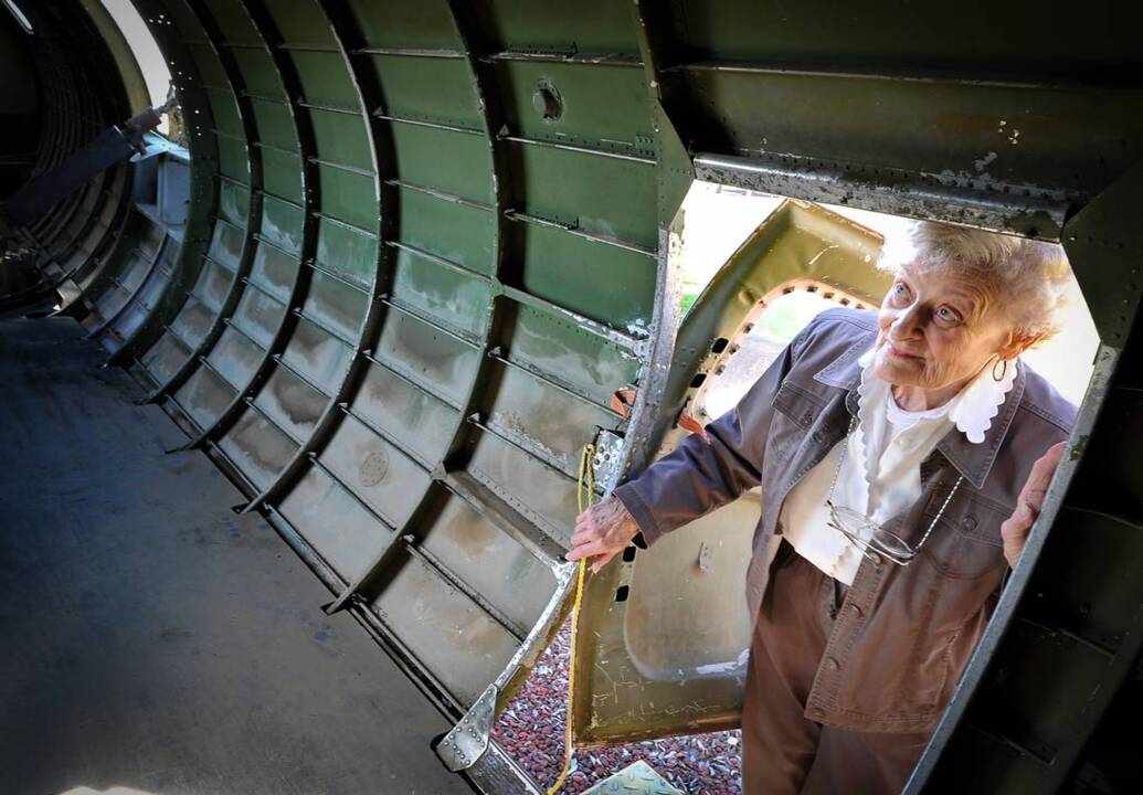 Marjorie Arnold, a “Rosie the Riveter,” recalls her work during World War II