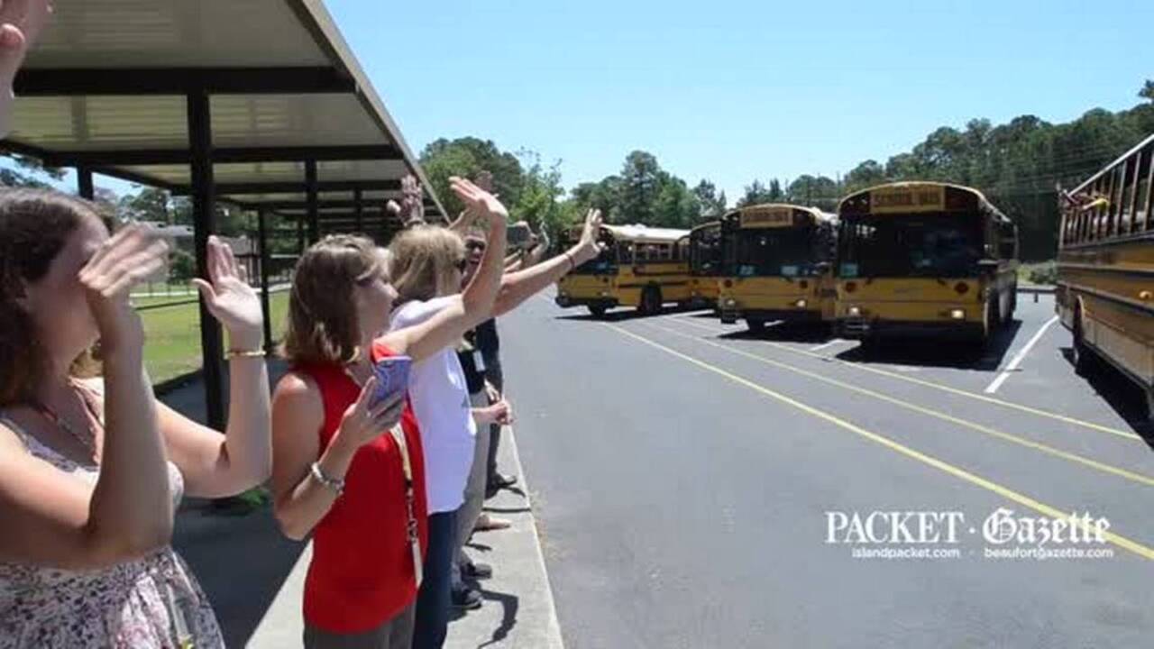 Students and teachers are excited for summer on last day of school at Hilton Head Island Elementary School