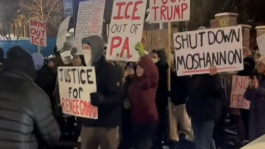 Anti-ICE protesters march in downtown State College