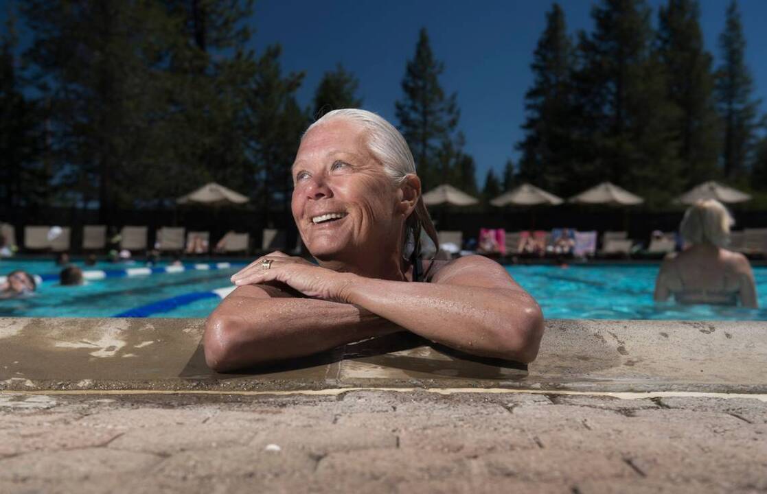 Olympian Debbie Meyer teaches kids how to swim