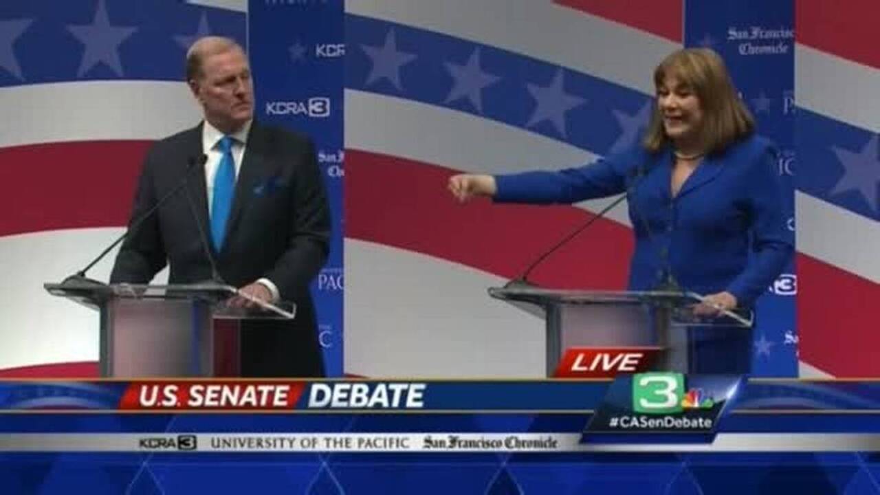 Were they lying? Fact-checking California’s U.S. Senate debate