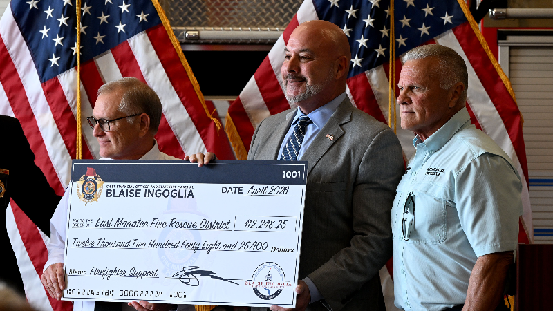 Local fire stations receive grants from Florida CFO Blaise Ingoglia