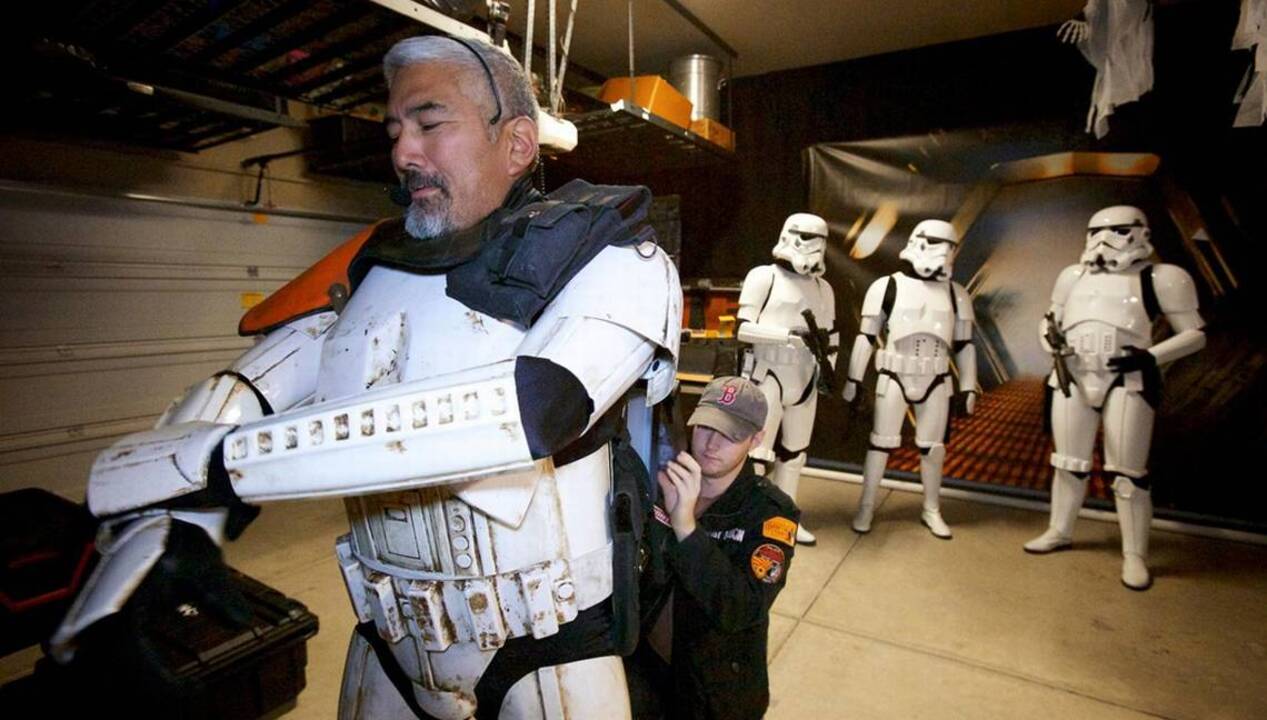 Meet the 'Star Wars' megafans inside the Stormtrooper helmets who show up at special events