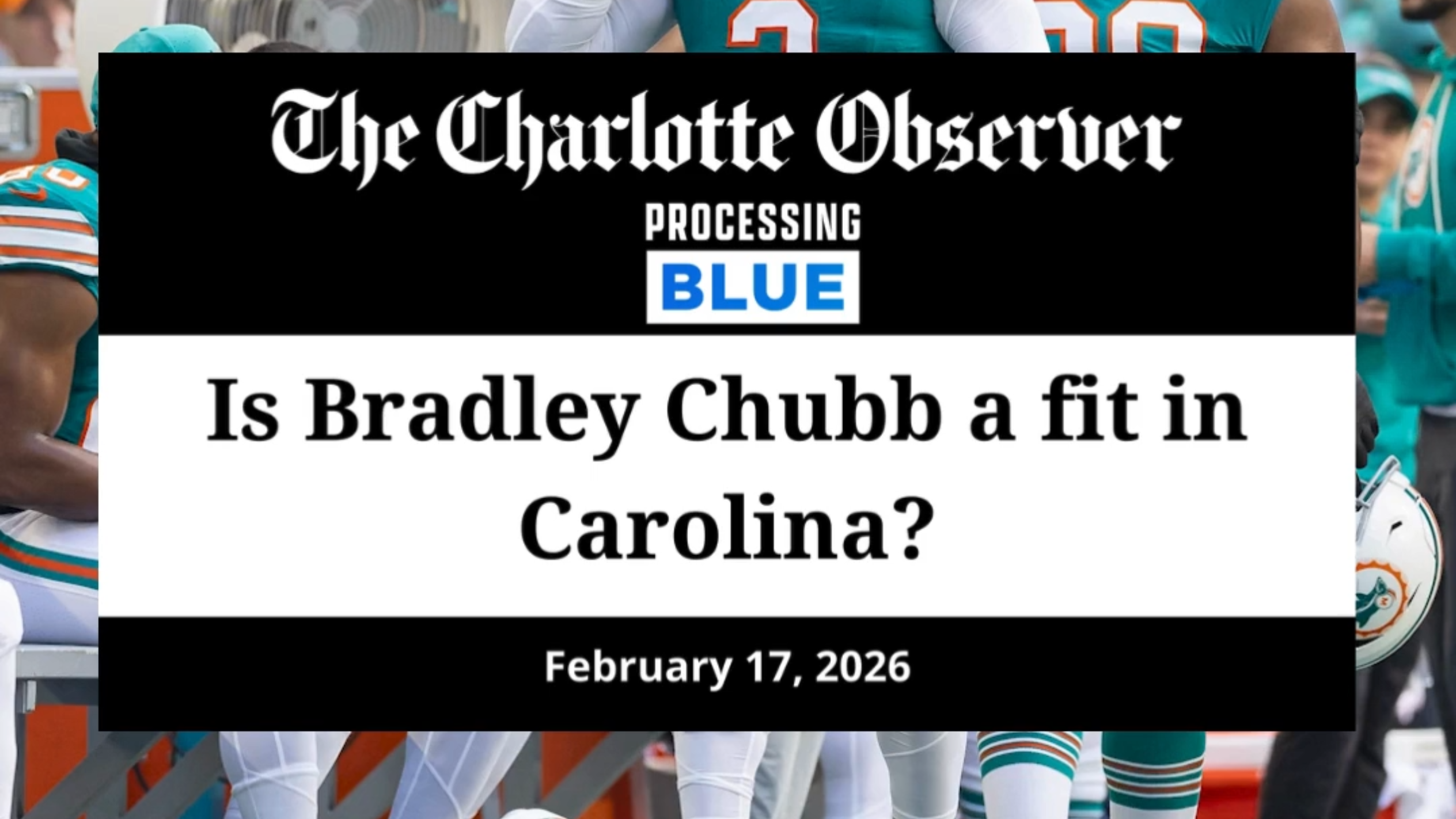 Would Bradley Chubb make sense for the Carolina Panthers?