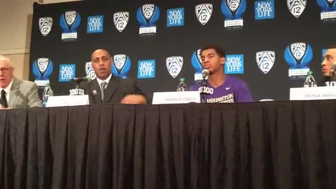 VIDEO: Lorenzo Romar, Andrew Andrews, Marquese Chriss discuss Huskies' loss to Oregon