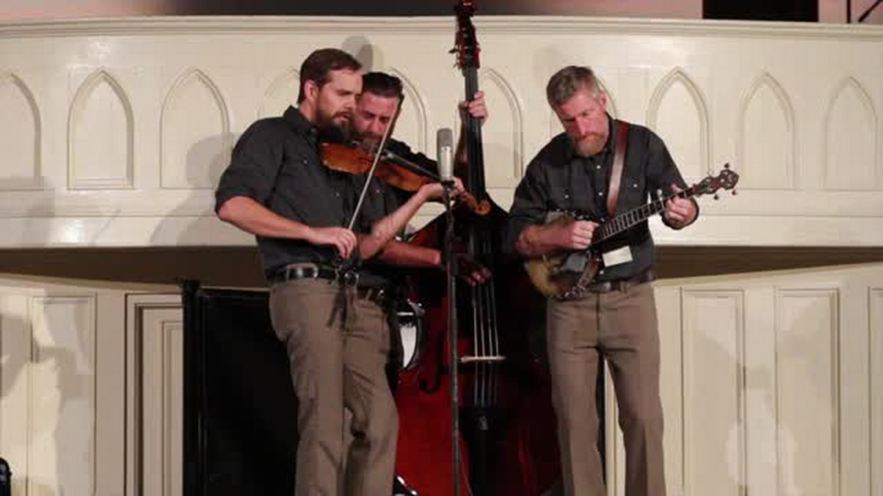 The Lonesome Ace Stringband perform during the IBMA Bluegrass Ramble