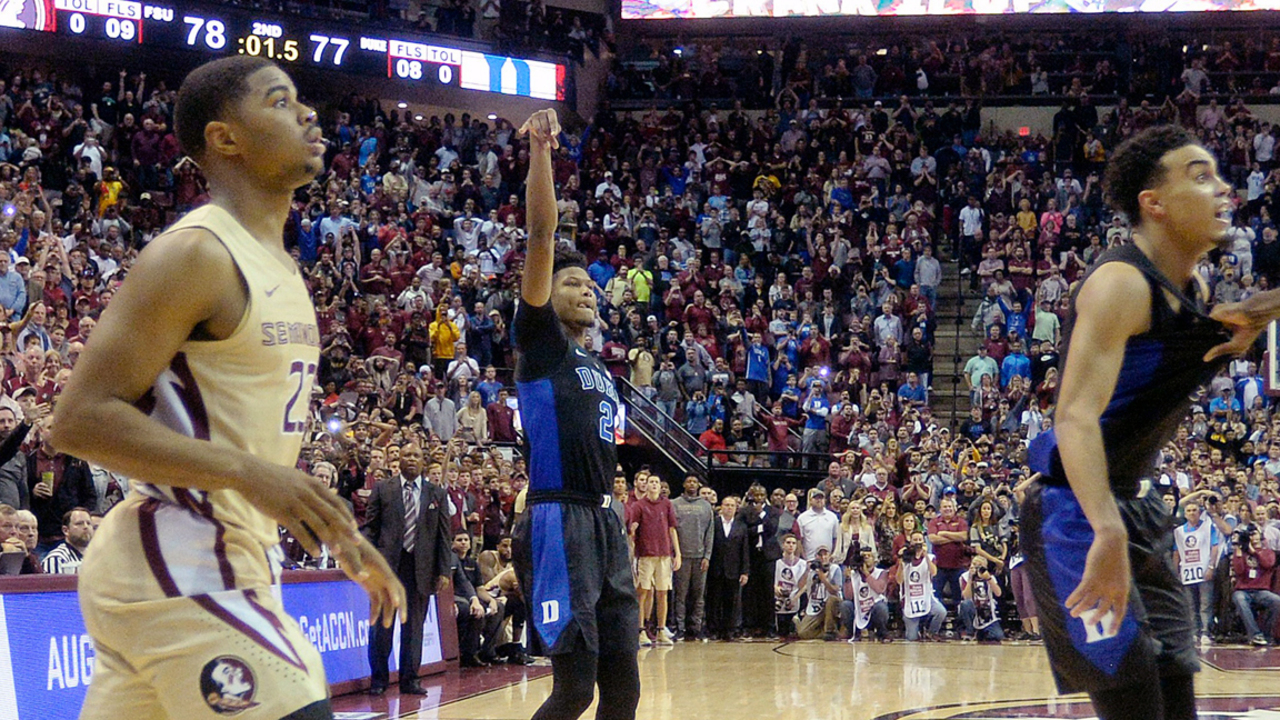Cam Reddish 3-pointer lifts No. 1 Duke past No. 13 Florida State